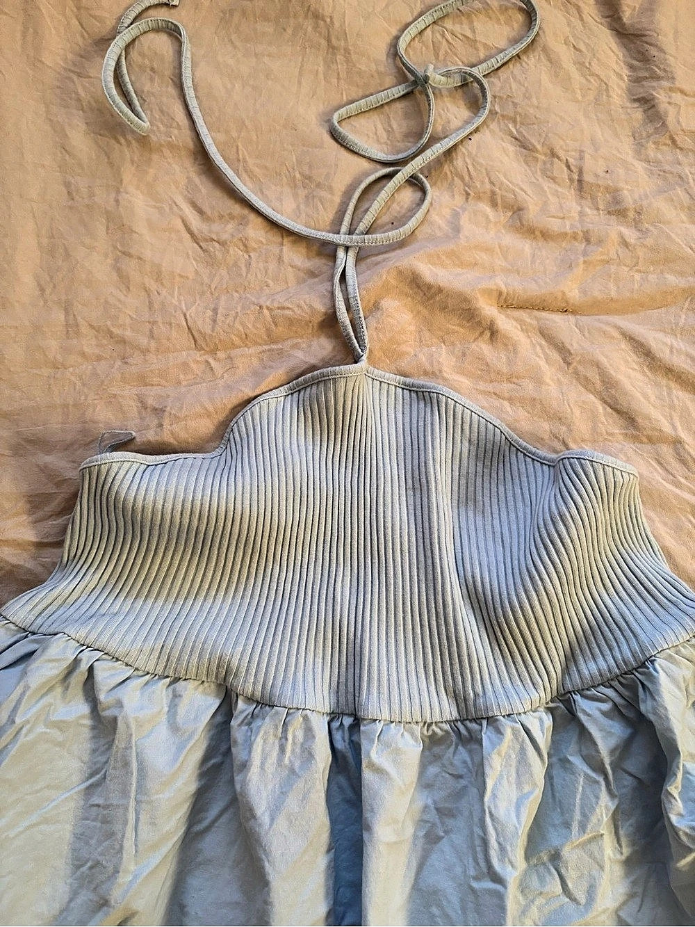 Zara Blue Mini Dress - Picture 3 of 4